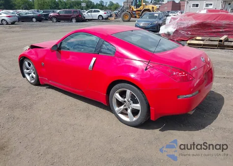 2008 Nissan 350Z Enthusiast из США, поврежденный, VIN JN1BZ34D98M704363
